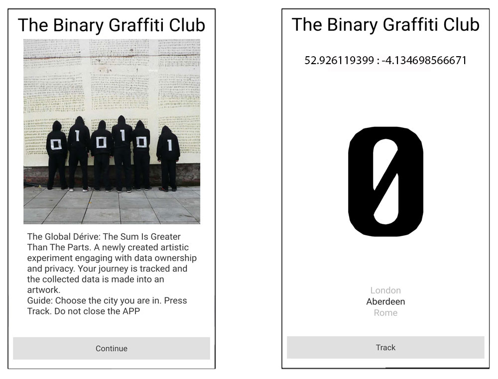 Stanza ,  art , graffitti, The Binary Graffiti Club, code, activism, The Binary Graffiti Club. An Art Project by Stanza,  
