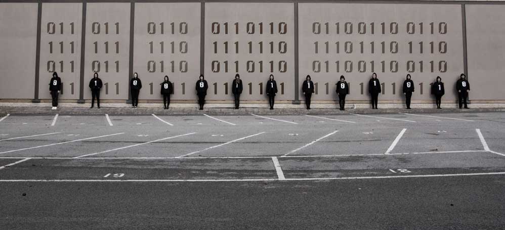 The Binary Graffiti Club. An Art Project by Stanza,  